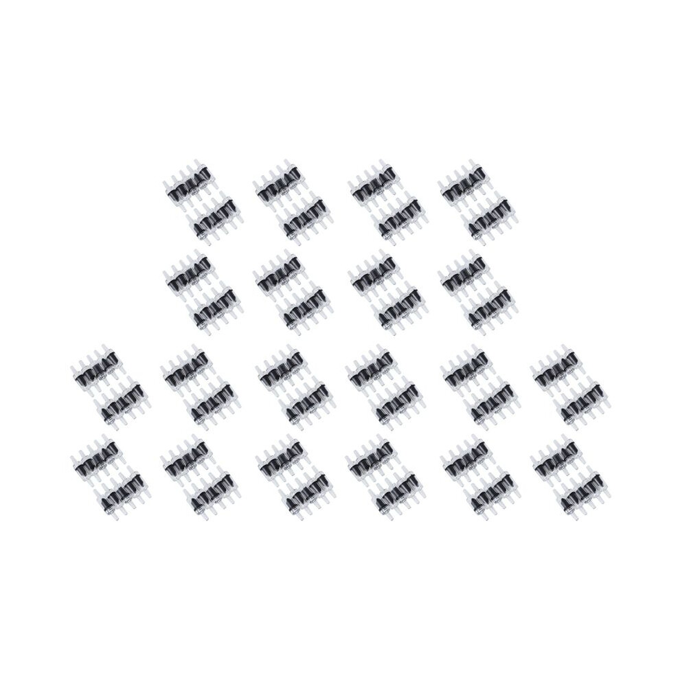 Semoic 200 Pcs Non-Return One Way Check Valve Co2 Aquarium Fish Tank Air Pump
