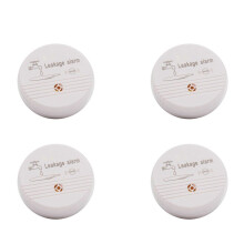 4X Wateroverloop Lekkage Alarmsensor Detector 90DB Waterniveau Alarm Lek Overstromingsdetectie Home Security Alarmsysteem
