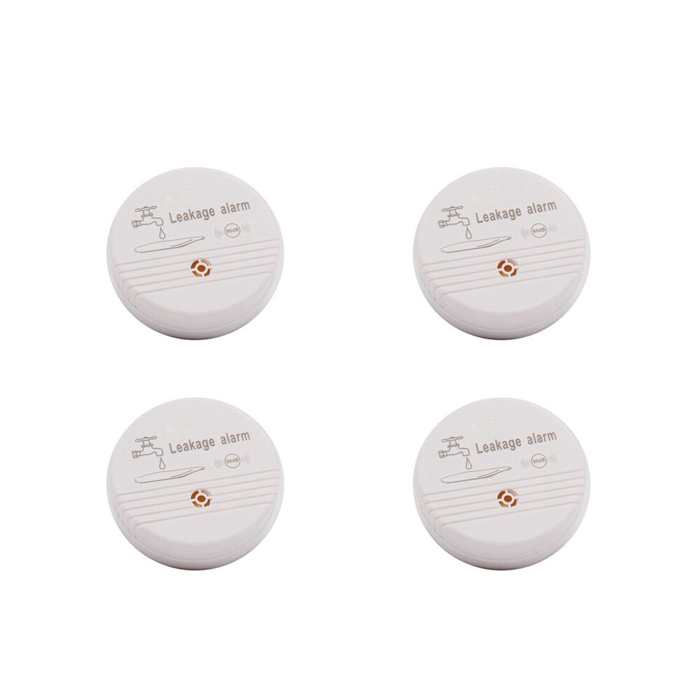 Semoic 4X Water Overflow Leakage Alarm Sensor Detector 90Db Water Level Alarm Leak Flood Detection Home Security Alarm System