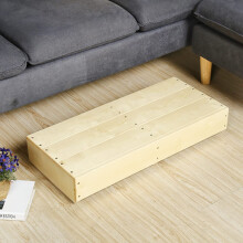 Under Desk Foot Rest for Office, Ergonomic NonSlip Foot Rest, Step Stool for Bed, Natural, L