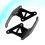 1Pair Durable Aluminum Grab Handle Back Seat Dark Grey Motorcycle 9