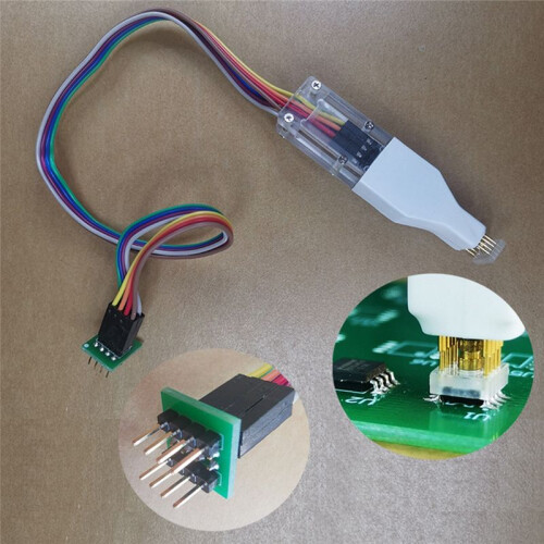 SOP8 Chip Download Burn Write Probe Spring Needle Bios Free Wire Download Cable Chip Burner Cable A 2