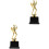 2Pcs Creative Badminton Trophy Model Durable Plastic Kids Decoration 3