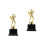 2Pcs Creative Badminton Trophy Model Durable Plastic Kids Decoration 4