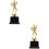 2Pcs Creative Badminton Trophy Model Durable Plastic Kids Decoration 6