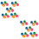 40Pcs Assorted Color Silicone Sewing Spool Holder for Knitting Threads 6