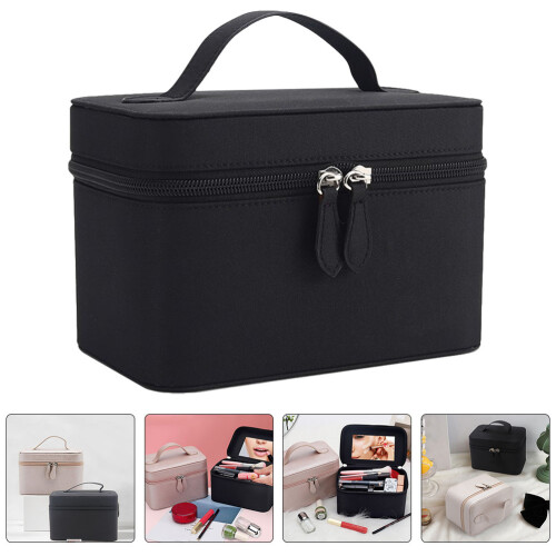 1Stk Mikrofaser -Make-Up-Organizer Mit Viel 2