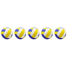 5 Pcs Volleyball Doux et Facile à Transporter ImperméAble PVC Jeu Professionnel Volleyball Plage ExtéRieur Ballon D'EntraîNement IntéRieur
