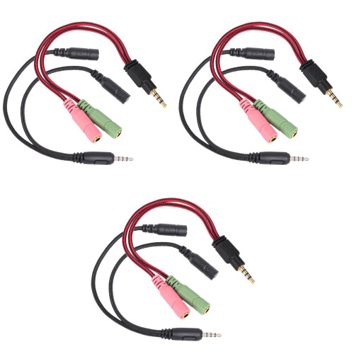3 Count Adapter Cable Phone Cords Mobile Neck Lanyard Patch Notebook 2