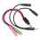 3 Count Adapter Cable Phone Cords Mobile Neck Lanyard Patch Notebook 10