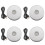 4X Display Turntable Base for Crystals Glass Art,LED Colored Rotating Crystal Display Base Stand with USB Cable 1
