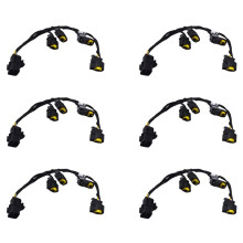 6X Ignition Coil Extension Wire Harness 27350-2B000 for   Accent  Rio Soul Ceed Cerato Spectra