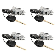 4X Contactslotcilinder met 2 Sleutels voor 2004-2013 Camry Hilux Tacoma 4.0L V6 2.7L L4 69057-0K010 69057-04030