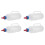 4X 1L Lamb Nursing Bottle Feeding Goat Milk Bottle with Handle Plastic Durable 1