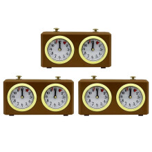 3X Mechanische Schach Uhr Analog für Schach Spiel Timer Uhr Offizielle Uhren Timer Keine Batterie Erforderlich