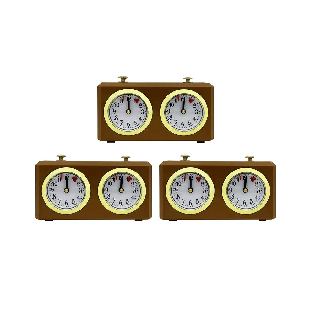 3X Mechanical Chess Clock Analog For Chess Game Timer Clock Official Clocks Timers No Battery Needed 6031610810684