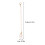 2Pcs Water Cup Handle Chain Pendant Letter Charm Decor 3