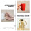2Pcs Water Cup Handle Chain Pendant Letter Charm Decor 9