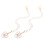 2Pcs Water Cup Handle Chain Pendant Letter Charm Decor 11