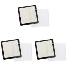 3X Tampon D'Encre Tampon Encreur pour Document Lettre de Mariage Blanc