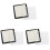 3X Ink Pad Stamp Pad for Wedding Letter Document White 2