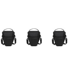 3X Camera Bag Triangle Camera Case Shoulder Case Digital Camera Bag for DSLR SLR Camera