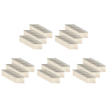 180Pcs Canvas Zipper Bag Pencil Case Cosmetic Bag Blank Bag DIY Bag Cosmetic Bag Cosmetic Bag DIY School
