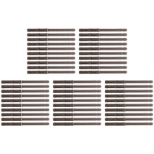 Staffa per Mensole Galleggianti-50 Confezione In Legno Resistente Staffe per Mensole Invisibili Hardware Regolabile per Tende Cieche Supporta Mensole
