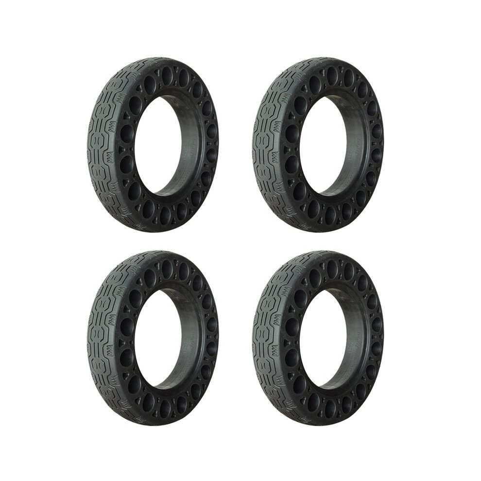 4X 10 Inch Rubber Solid Tires For Max G30 Electric Scooter Honeycomb Damping Tyre Black 4711244658174