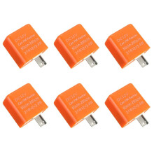 6X 2 Pin Motorcycle Speed Adjustable LED Turn Signal Indicator Flasher Relay 12V