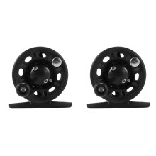 2X Kunststoff Fliegenrolle Angeln im Fluss Angeln Stroeme Nach / Rechts Austausch (Rollendurchmesser 52 Mm)
