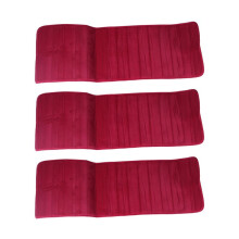 3pcs 120x40cm Absorbent Nonslip Memory Foam Kitchen Bedroom Door Floor Mat Rug Carpet Date-Red