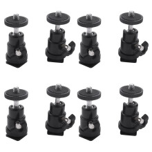 Kugelkopf [8 Pack] mit Hot Schuh Rahmen Adapter 360 Grad 1/4 Zoll Kleine Kugelköpfe Leichter Schwenk Mikro Kugelkopf für Dslr