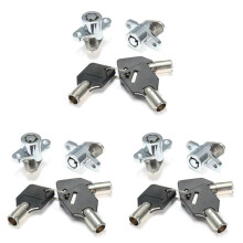 6x Hard Saddlebag Lock 9 Keys Set for  Touring Electra Glide Road King New