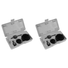 22pcs Hole Saw Cutting Set Kit Drilling Tool Wood Metal Cutter 19-64mm High Quality Mandrels Saws Core Drill Bits