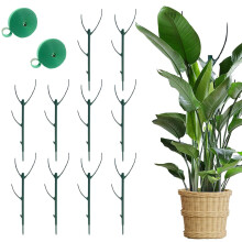 10pcs Stackable Plant Support Stakes for Monstera, Adjustable Height Extension for Indoor Outdoor Vine Training
