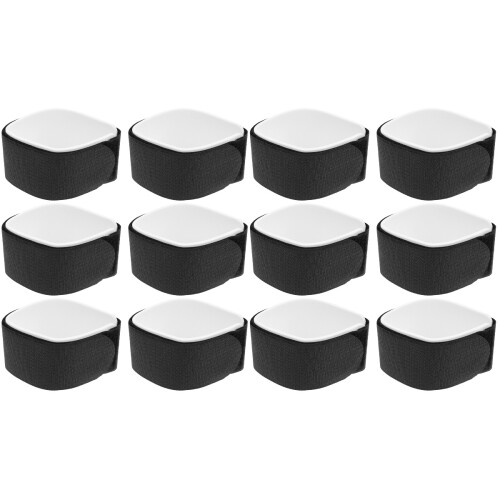 12Pcs Black Nylon Skis Fixing Bands Durable Snowboard Strap Accessory 1
