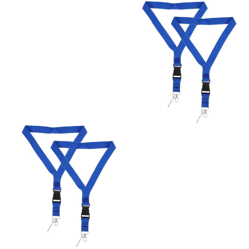 4Pcs Blue Phone Hanging Straps Polyester Cell Phone Lanyards for Neck 2