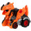 Dinosaur Car Inertial Pull Back Transforming Educational Toy 5