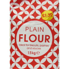 Bestin Plain Flour 1.5Kg (Pack of 10)