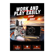 Geforce GT610 1GB DDR3 Card 810 MHz 1800 MHz 64 Bit 40 Nm VGA+HD+DVI Video Card