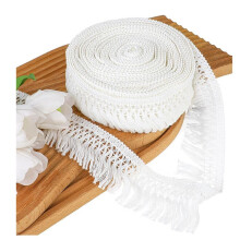 10 Yards 2.3inch Wide Tassel Fringe Trim Sewing Fringe Trim Boho Long Fringe Trim for Clothes Lamp Shade Curtain Crafts