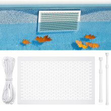 Pool Skimmer Leaf Catcher Guard Kit White 1112 Inch SpringAction Easy Install Clog Prevention