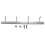 Aluminium Alloy 4 Hanger Towel Hat Coat Clothes Wall Mount Rack Hook 1