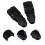 2Pcs Strong Black Pc Foot Flipper Strap Buckles for Diving 3