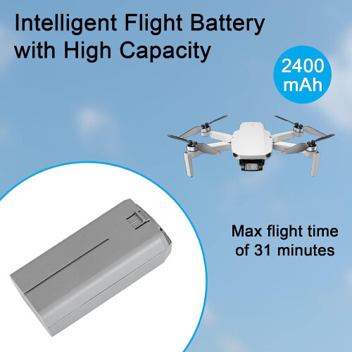 Intelligent Flight Battery 2400mAh  Capacity Replacement for DJI Mini 2 Extended Flight Time 1PCS 1