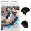 2Pcs Strong Black Pc Foot Flipper Strap Buckles for Diving 9