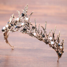 (Hg191) Bridal Crystal Tiara Crown for Women