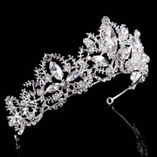 (Hg174) Bridal Crystal Tiara Crown for Women