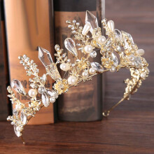 (Hg004) Bridal Crystal Tiara Crown for Women